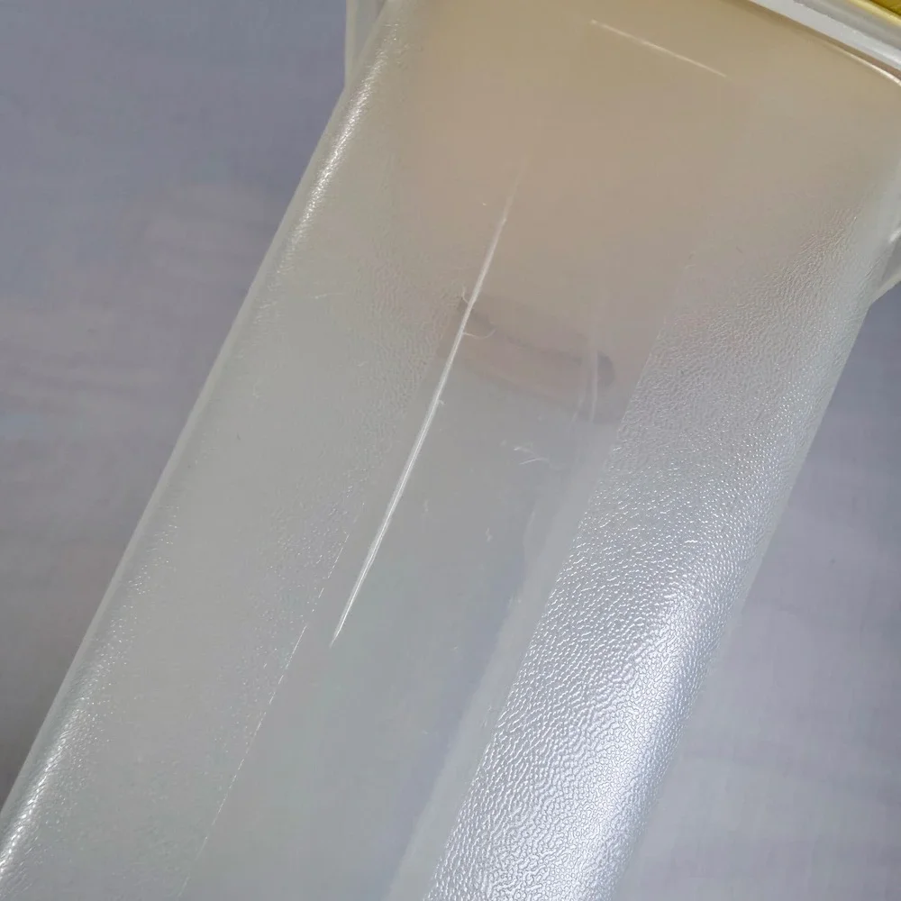 Vintage Tupperware Modular Mate Cereal Storer Harvest Gold Lid 469-5 470-6 USA